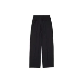 Op maat gemaakte broek met ruime pasvorm “Black” 725469TNT361070