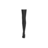 Over-the-knee-laarzen met mes 110 mm “Black Matte Spandex” 719816W2ES01000