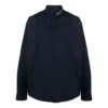 Overhemd met lange mouwen, knoopsluiting en logo op de kraag “Navy” 671586TYB184100