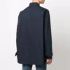 Overhemd met lange mouwen, knoopsluiting en logo op de kraag “Navy” 671586TYB184100