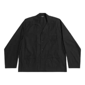 Overhemd met lange mouwen, medium pasvorm “Black” 658844TEM161000
