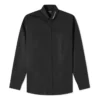 Overhemd met logo op de kraag, lange mouwen en knoopsluiting “Zwart” 671586TYB181000