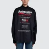 Overhemd voor chemisch reinigen, Large Fit “Black” 664626TEM161000
