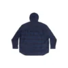 Overshirt met capuchon en ruitmotief “Blue Navy” 720109TNM354202