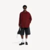 Overshirt voor heren in rood