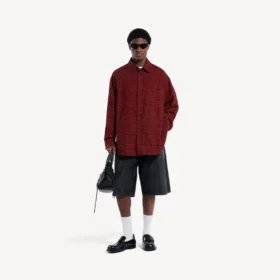 Overshirt voor heren in rood