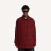 Overshirt voor heren in rood