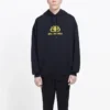 Oversized BB-hoodie met interlock-stof “Zwart Geel” 578138TEV191361
