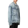 Oversized Cut-Up Ring-Denim-jas “Blauw” 697779TMW264437