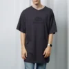Oversized gewaschenes interlock BB-T-Shirt “Navy Black” 583214TFV658060