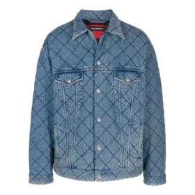 Oversized gewatteerd Denim-jasje “Blue” 646923TDW154762