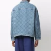 Oversized gewatteerd Denim-jasje “Blue” 646923TDW154762