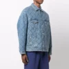 Oversized gewatteerd Denim-jasje “Blue” 646923TDW154762