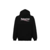 Oversized Hoodie with embroidered Political Campaign “Black White” 620947TKVI91070