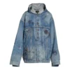Oversized jas met capuchon “Blue” 719315TNW56-4268