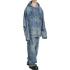 Oversized jas met capuchon “Blue” 719315TNW56-4268