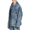 Oversized jas met capuchon “Blue” 719315TNW56-4268