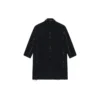 Oversized jas met ruwe randen en buffalo-ruitpatroon “Black White” 704487TMU181070