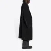 Oversized jas met ruwe randen en buffalo-ruitpatroon “Black White” 704487TMU181070