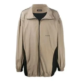 Oversized lichtgewicht Track-jas met rits “Neutrals” 625510TDO139577
