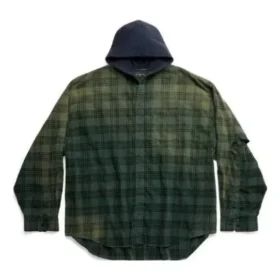 Oversized shirt met capuchon “Green” 746369TOM213328