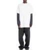 Oversized T-shirt met gaatjes “White” 761460TPVD49000