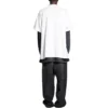 Oversized T-shirt met gaatjes “White” 761460TPVD49000