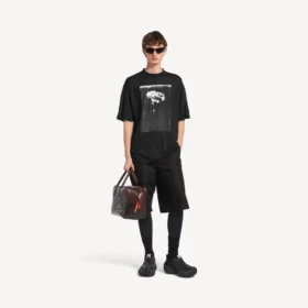 Oversized T-shirt voor heren ‘The Song of the Highest Tower’ in zwart