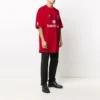 Oversized voetbal T-shirt “Red White” 641666TJV056540