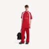 Oversized voetbal T-shirt voor heren in rood