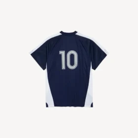 Oversized voetbalshirt voor heren in marineblauw