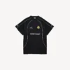 Oversized voetbalshirt voor heren in zwart