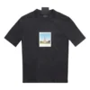 Paris By Day strak zittend T-shirt “Black Faded” 745019TOVC71055