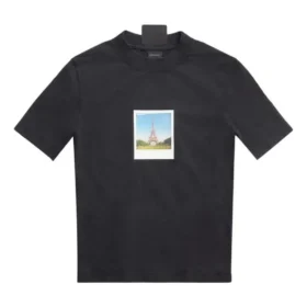 Paris By Day strak zittend T-shirt “Black Faded” 745019TOVC71055