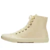 Paris hoge Sneakers “Beige leer en beige rubber” 688752W3RCA9090
