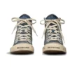 Paris hoge Sneakers “Blue Destroyed Denim and Rubber” 688752W3RCL4090