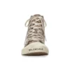 Paris hoge Sneakers “Tan BB Monogram katoen en wit rubber” 688756W3RQ12298