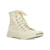 Paris hoge Sneakers “Wit versleten katoen en witte zool” 688752W3RC49090