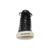Paris hoge Sneakers “Zwart leer en wit rubber” 688756W3RCA1090