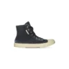 Paris hoge Sneakers “Zwart versleten Denim en wit rubber” 688756W3RC11090