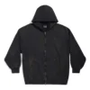 Paris Hoodie met rits, small fit “Black Faded” 744454TOVI41055