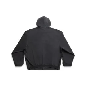Paris hybride jas met capuchon “Zwart” 738737TNW111700