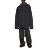 Paris hybride jas met capuchon “Zwart” 738737TNW111700