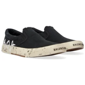 Paris lage instapschoenen “Washed Black Cotton” 710297W3RR51099