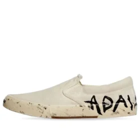 Paris lage instapschoenen “Washed White Cotton” 710295W3RR59010