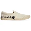 Paris lage instapschoenen “Washed White Cotton” 710295W3RR59010