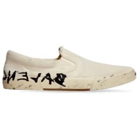 Paris lage instapschoenen “Washed White Cotton” 710295W3RR59010