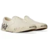 Paris lage instapschoenen “Washed White Cotton” 710295W3RR59010