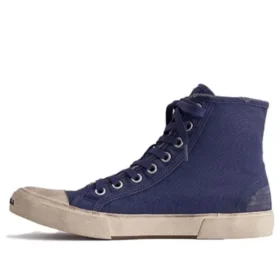 Paris lage Sneakers “Indigo versleten katoen en wit rubber” 688752W3RC14990