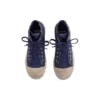Paris lage Sneakers “Indigo versleten katoen en wit rubber” 688752W3RC14990